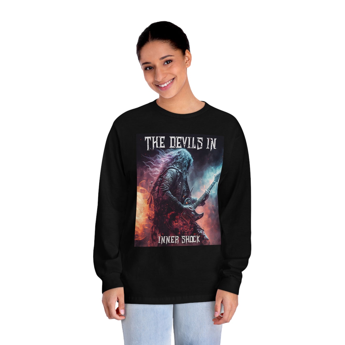 Wild Guitarist - The Devils in Unisex Classic Long Sleeve T-Shirt