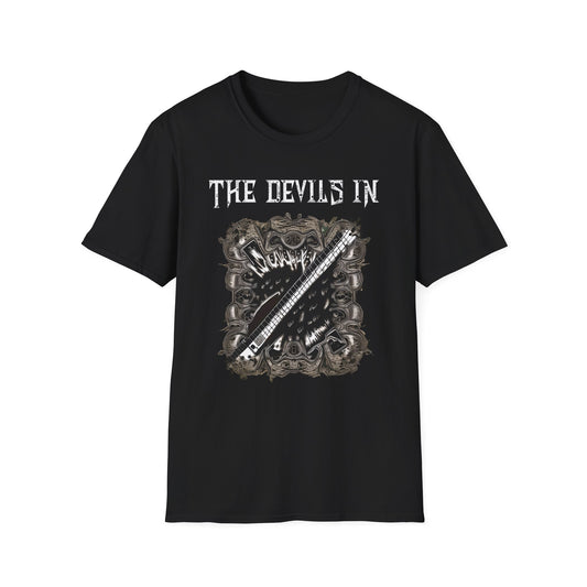 The Devils In - Custom Design - Unisex Softstyle T-Shirt