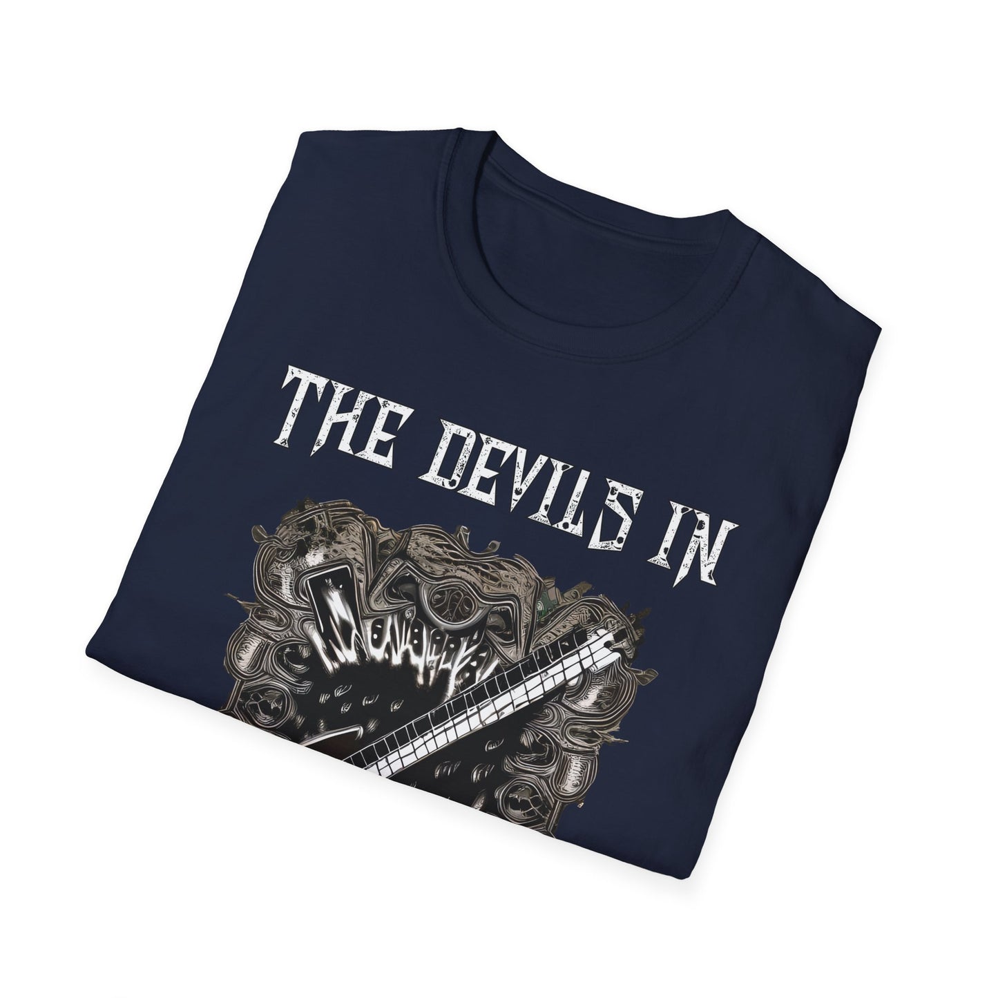 The Devils In - Custom Design - Unisex Softstyle T-Shirt