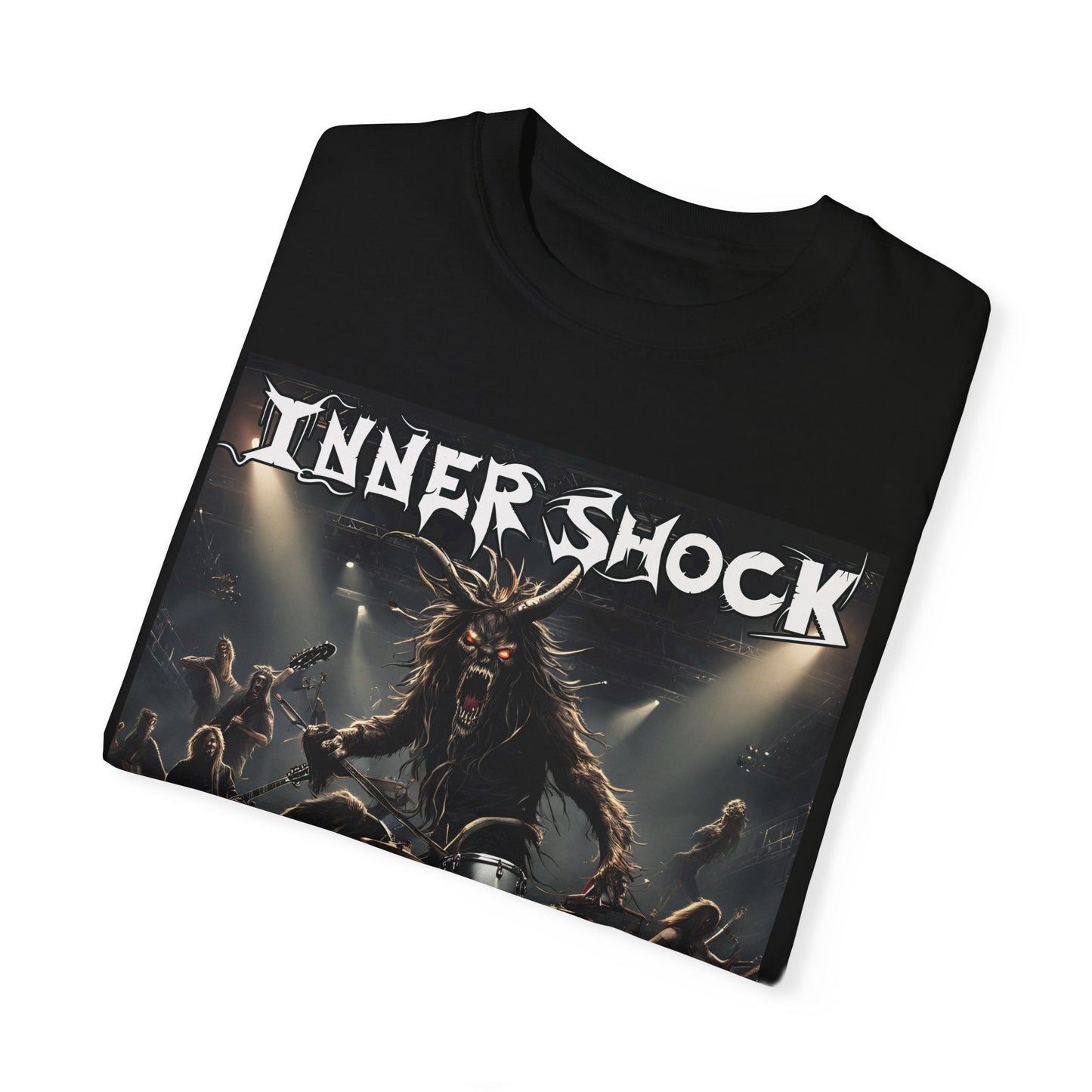 Inner Shock - Monster Band - Unisex Garment-Dyed T-shirt