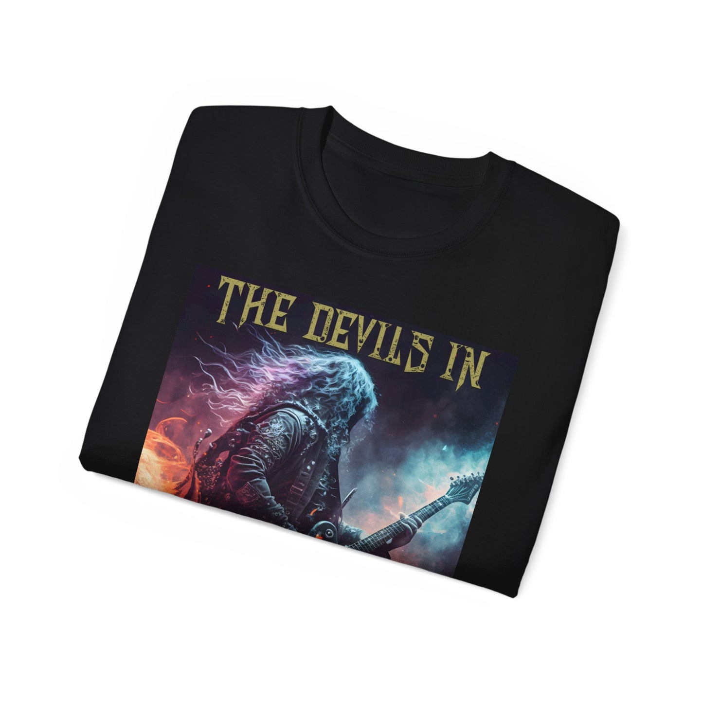 Wild Guitarist- The Devils in - Unisex Ultra Cotton Tee