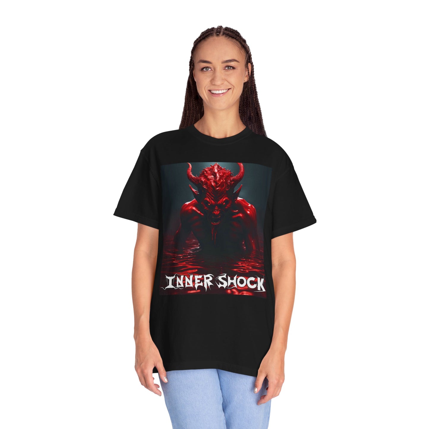 Inner Shock - Blood Demon - Unisex Garment-Dyed T-shirt