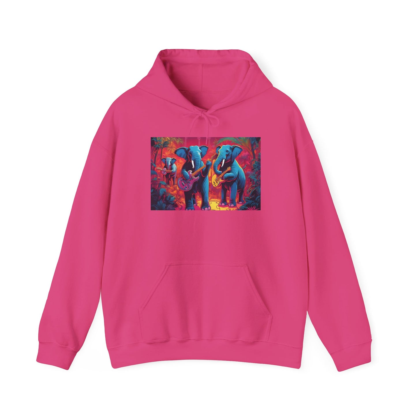 Elephants Rock Band - Unisex Heavy Blend™ Hooded Sweatshirt