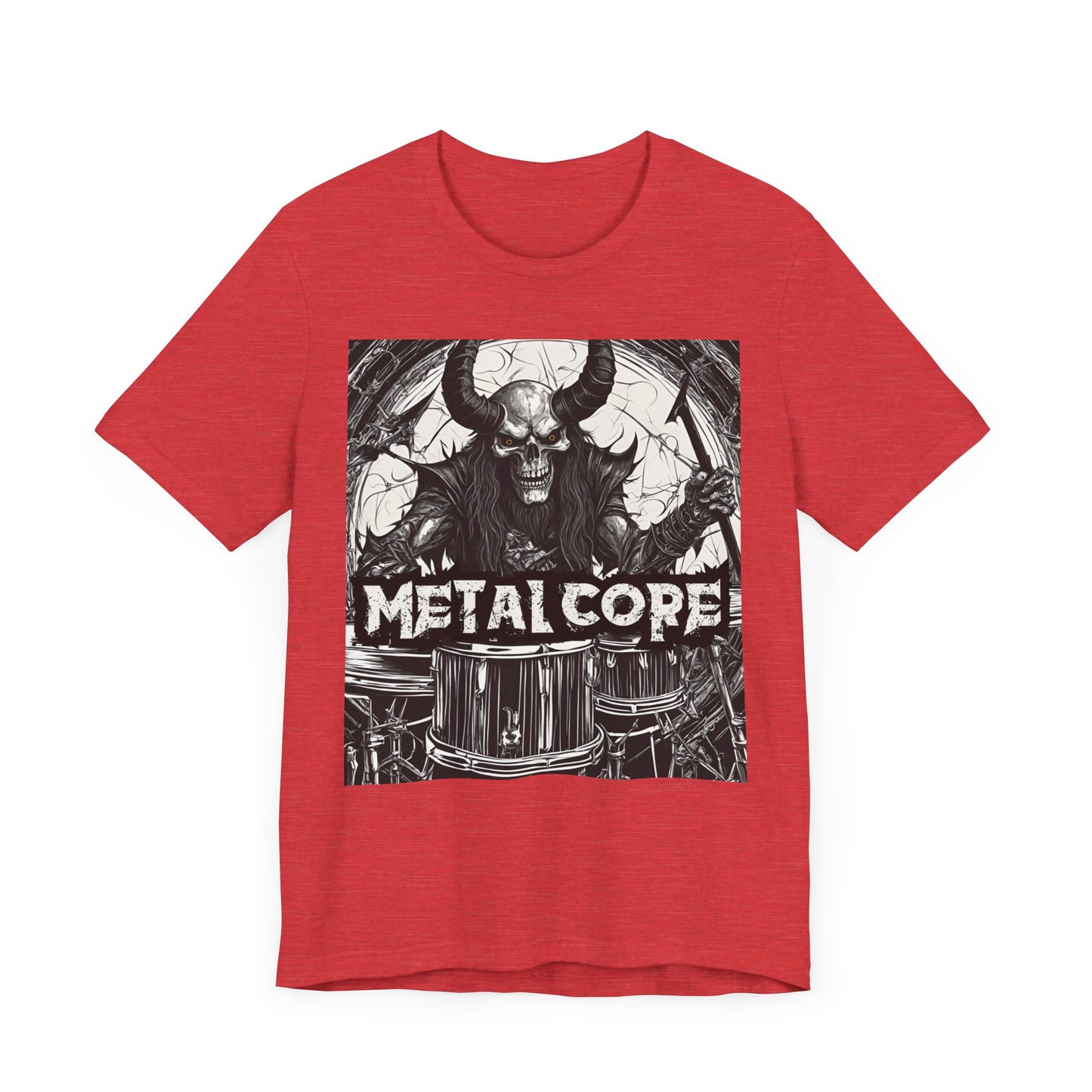 Metal Core - Drummer - Unisex Jersey Short Sleeve Tee