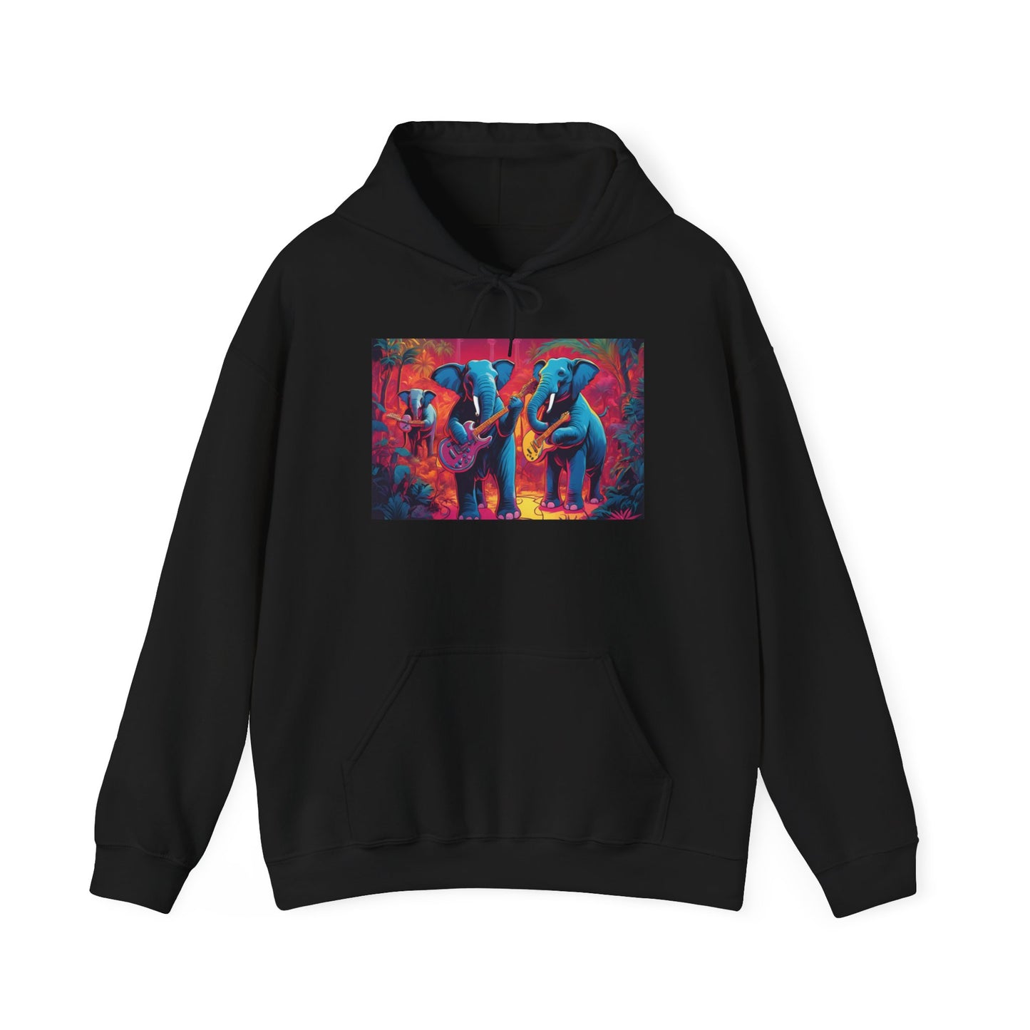 Elephants Rock Band - Unisex Heavy Blend™ Hooded Sweatshirt