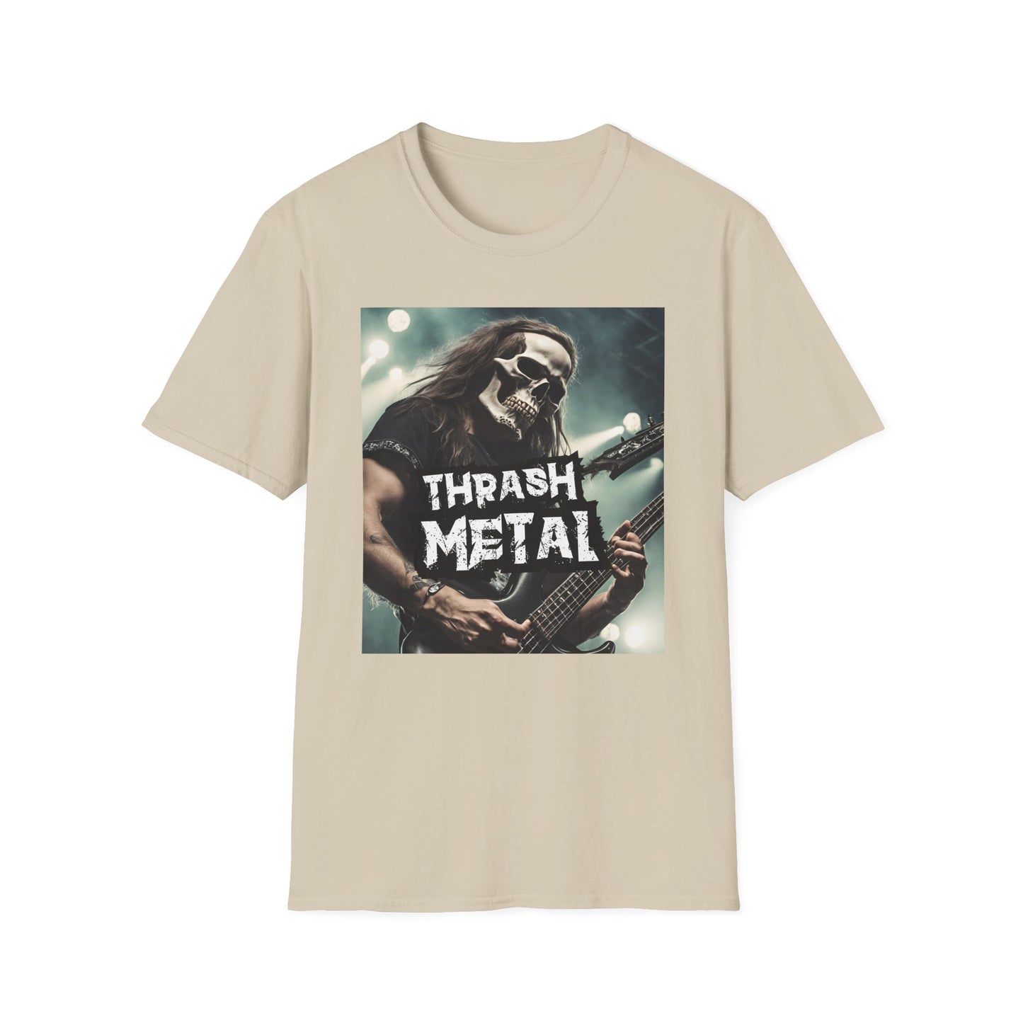 Thrash Metal - Bass Player - Unisex Softstyle T-Shirt