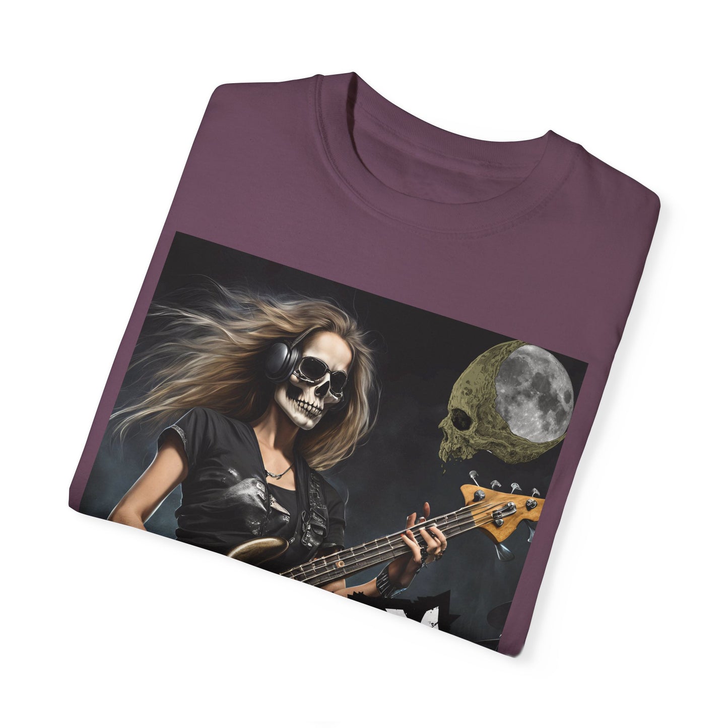 Doom Metal - Bass Player - Unisex Garment-Dyed T-shirt