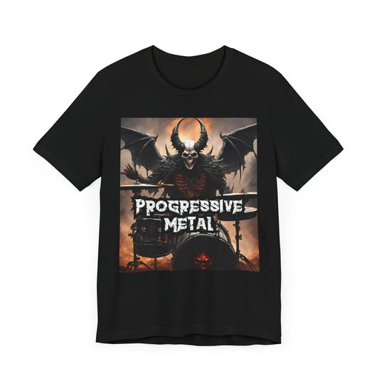 Progressive Metal - Drummer - Unisex Jersey Short Sleeve Tee