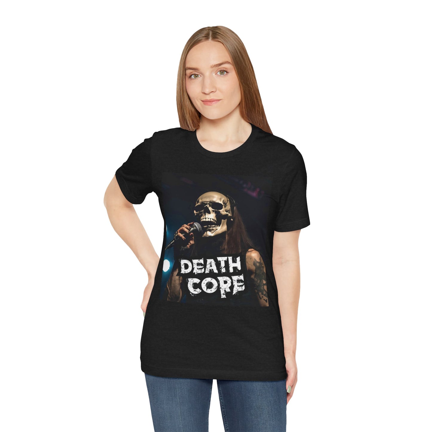 Death Core - Singer - Unisex Jersey Short Sleeve Tee