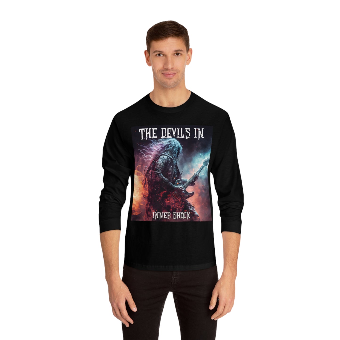 Wild Guitarist - The Devils in Unisex Classic Long Sleeve T-Shirt