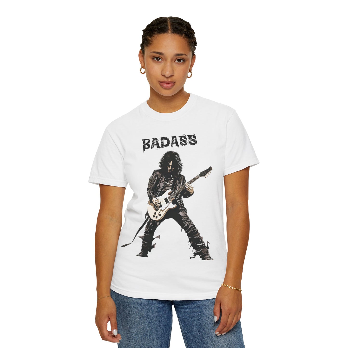 Badass Guitarist - Unisex Garment-Dyed T-shirt