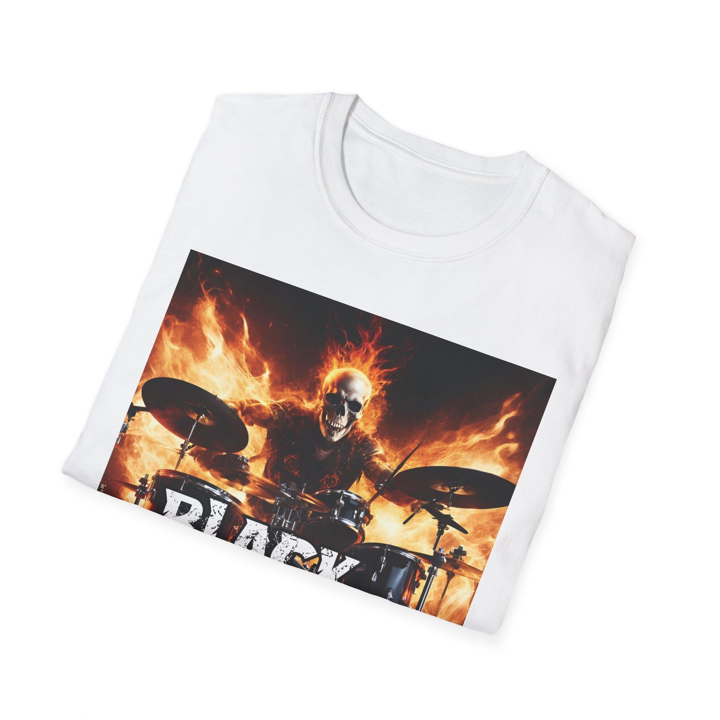 Black metal - Drummer - Unisex Softstyle T-Shirt