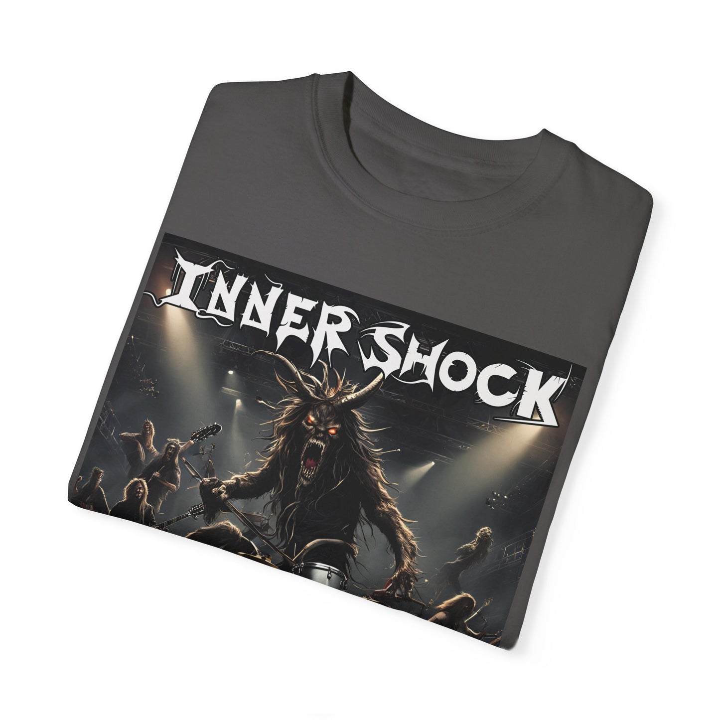 Inner Shock - Monster Band - Unisex Garment-Dyed T-shirt