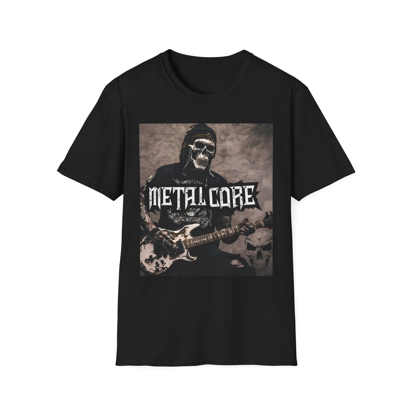 Metal Core - Guitar Player - Unisex Softstyle T-Shirt