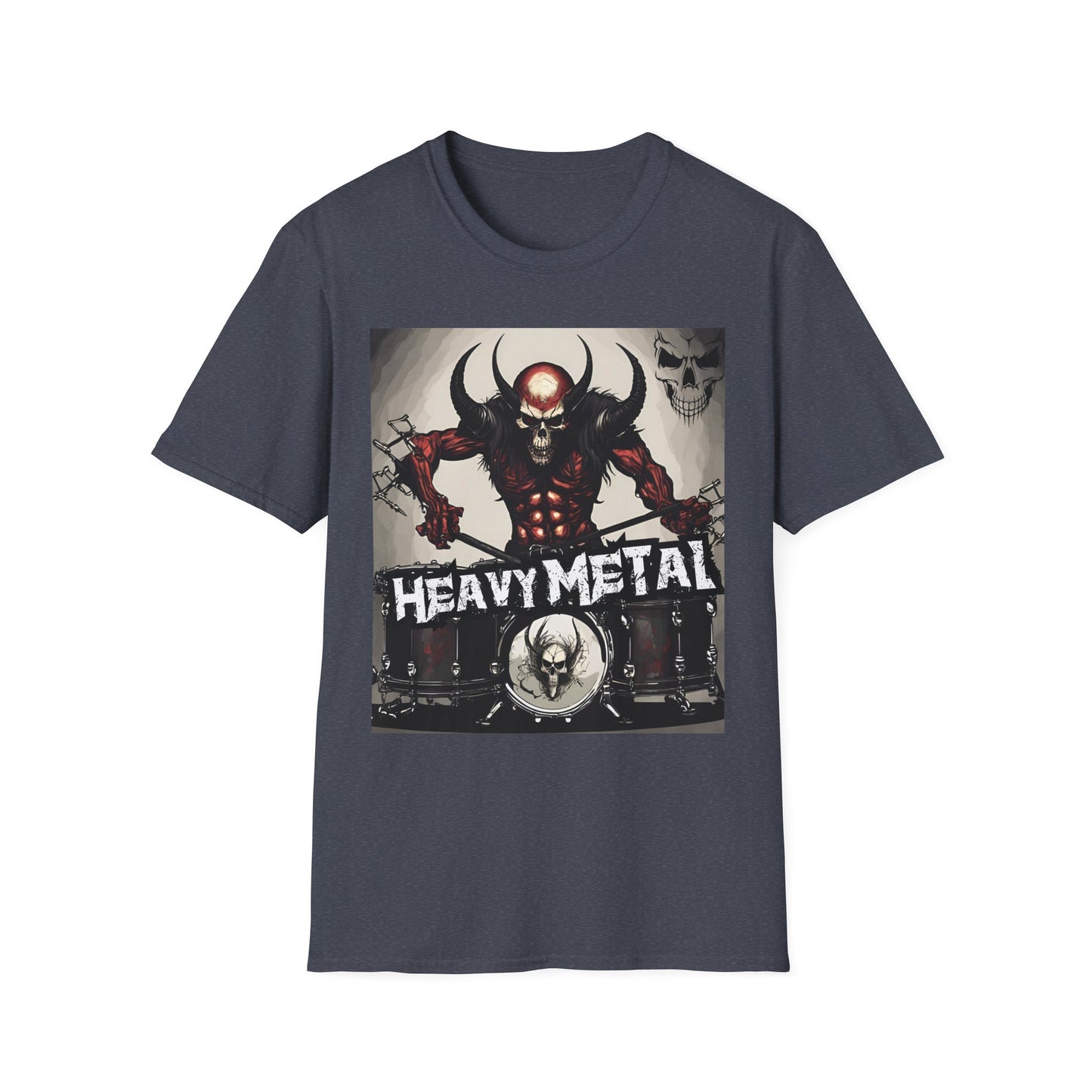 Heavy Metal - Drummer - Unisex Softstyle T-Shirt