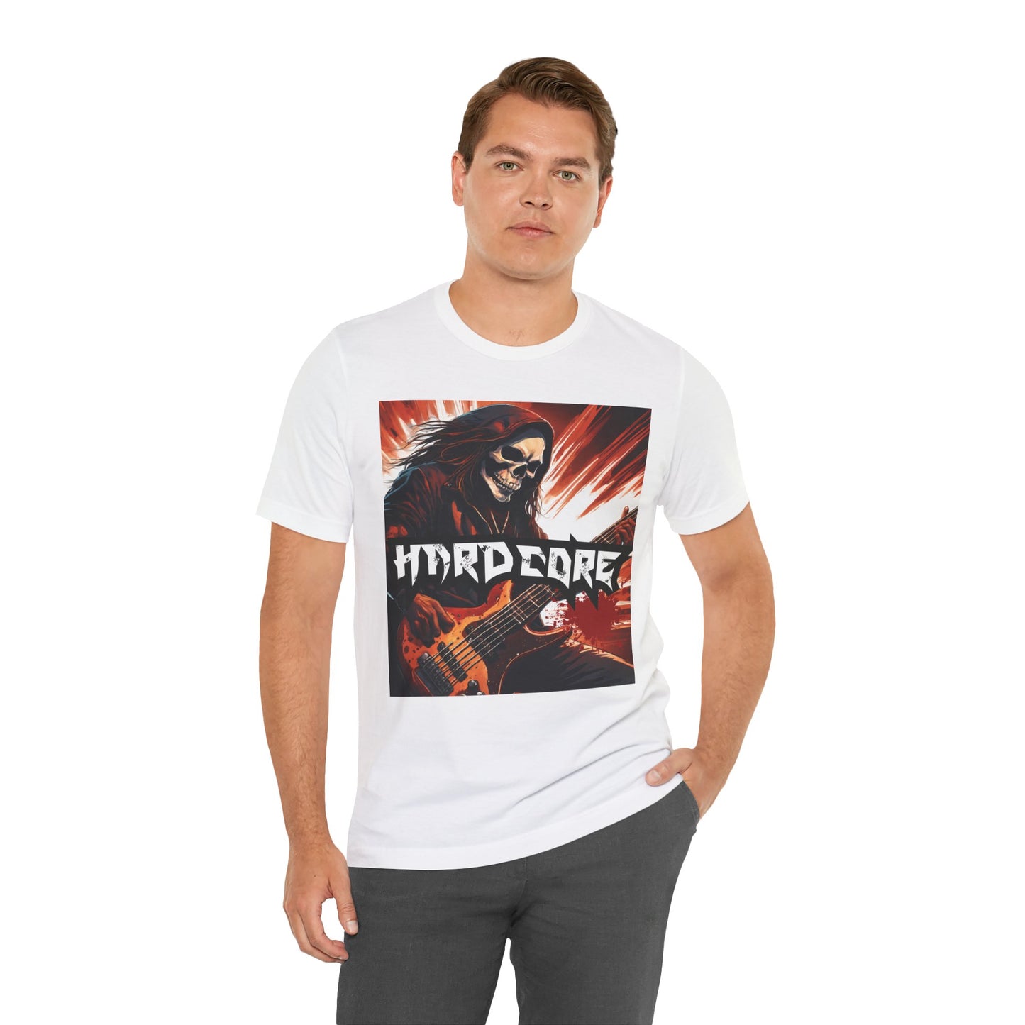 Hardcore - Bass Player - Unisex Jersey Short Sleeve Tee