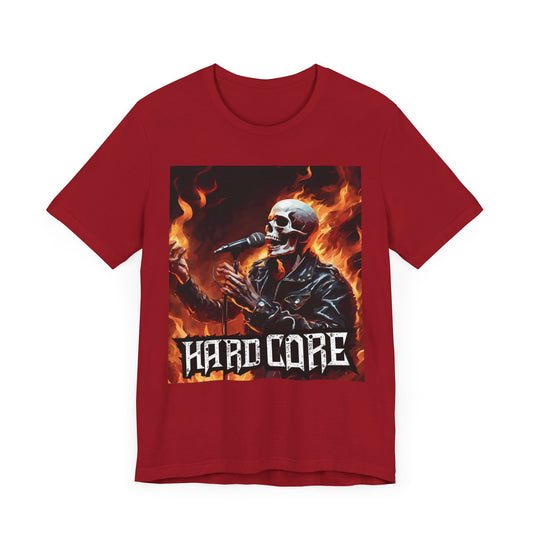 Hardcore - Singer - Unisex Jersey Short Sleeve Tee