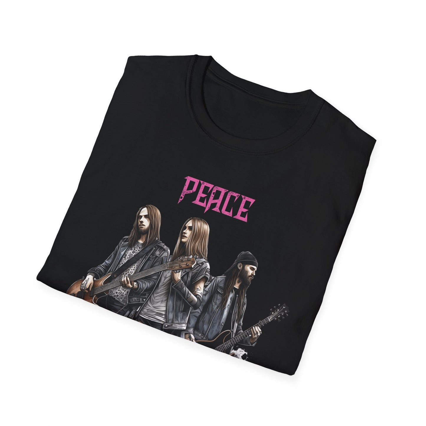 Peace Punk Band - Unisex Softstyle T-Shirt