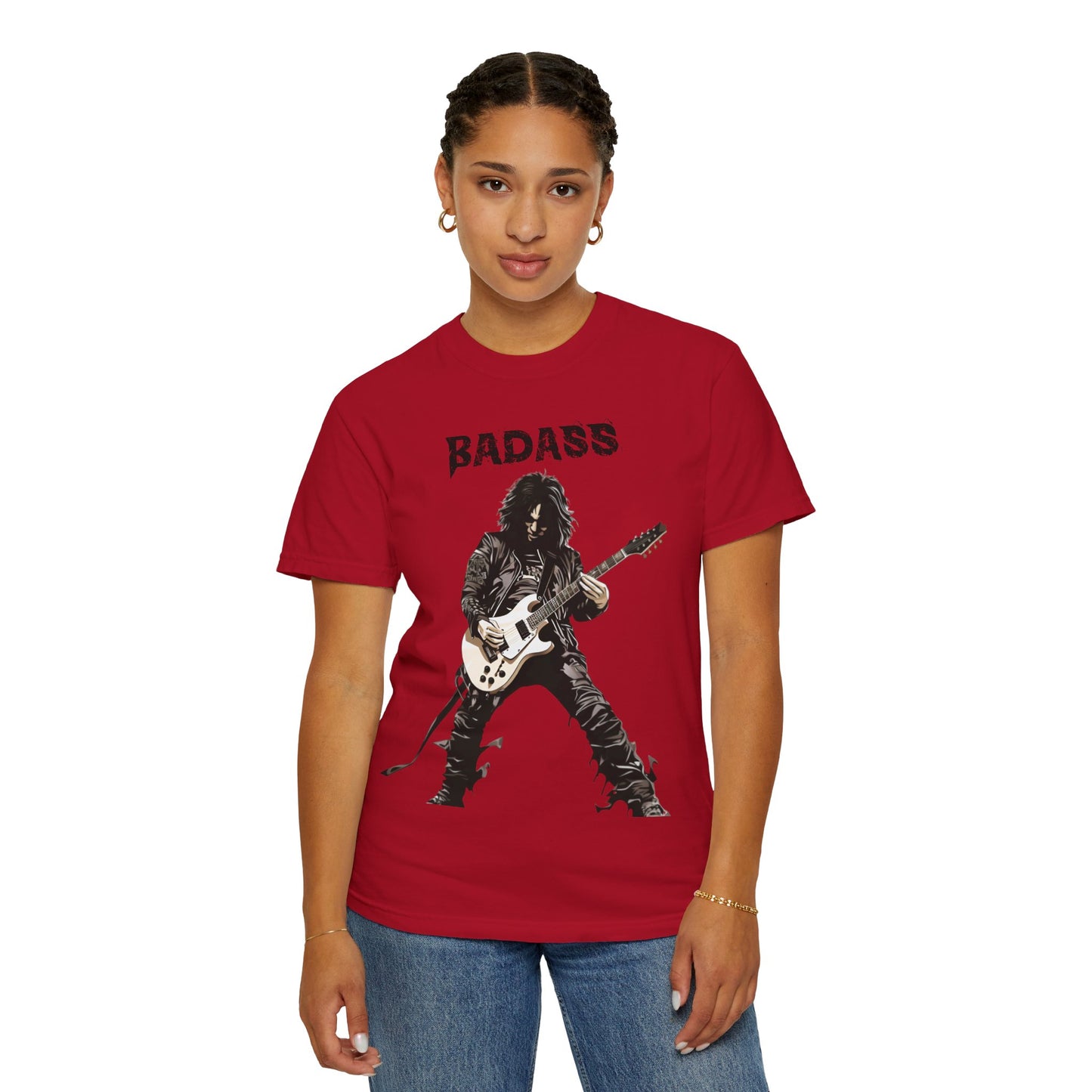 Badass Guitarist - Unisex Garment-Dyed T-shirt