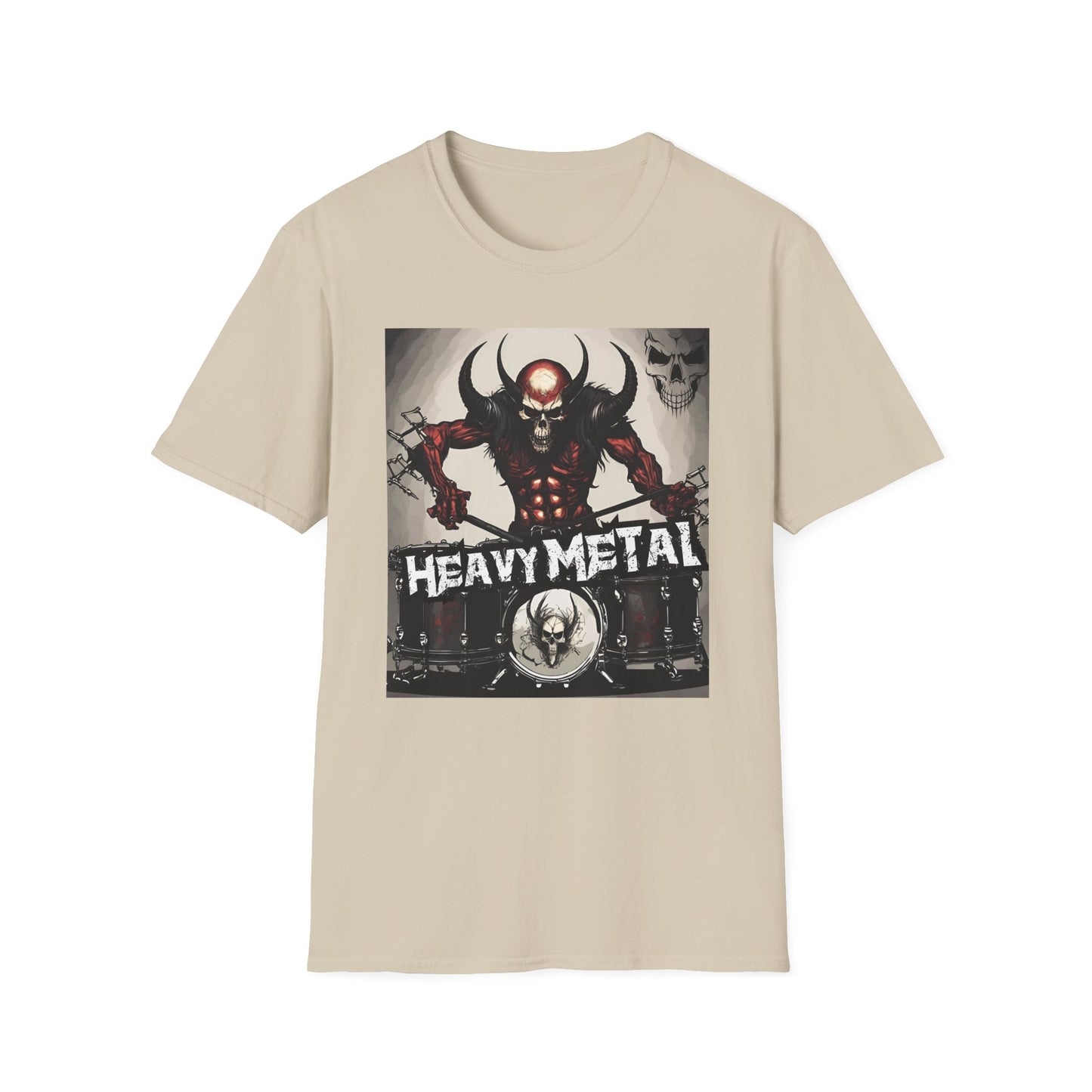 Heavy Metal - Drummer - Unisex Softstyle T-Shirt