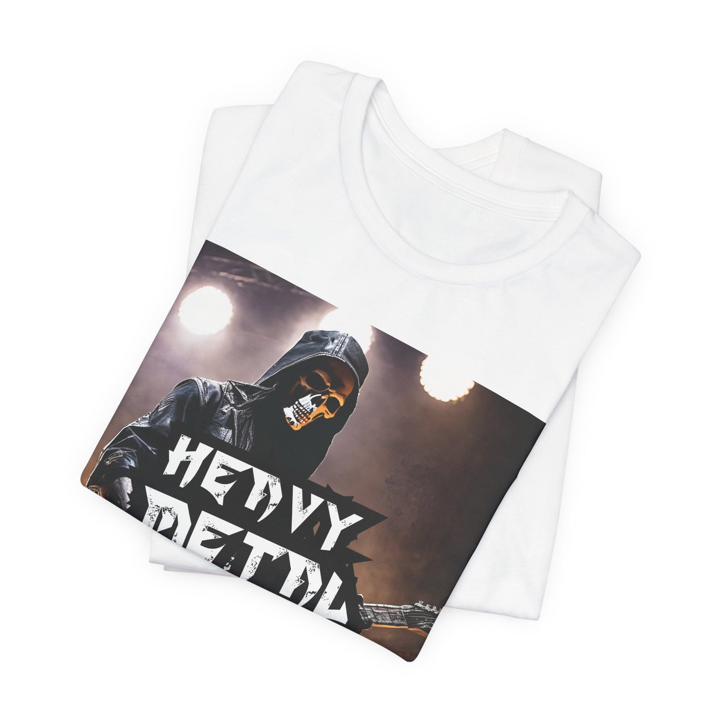 Heavy Metal - Guitar Player - Unisex Jersey Short Sleeve Tee