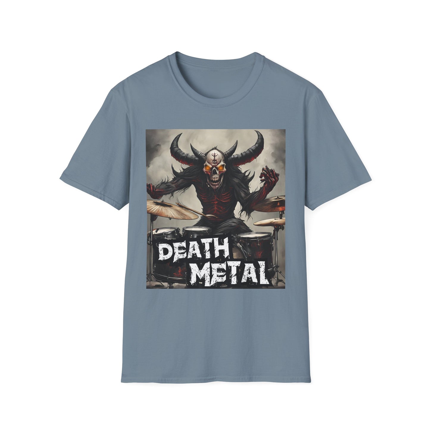 Death Metal - Drummer - Unisex Softstyle T-Shirt