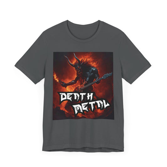 Death Metal - Guitar Player - Unisex Jersey Short Sleeve Tee