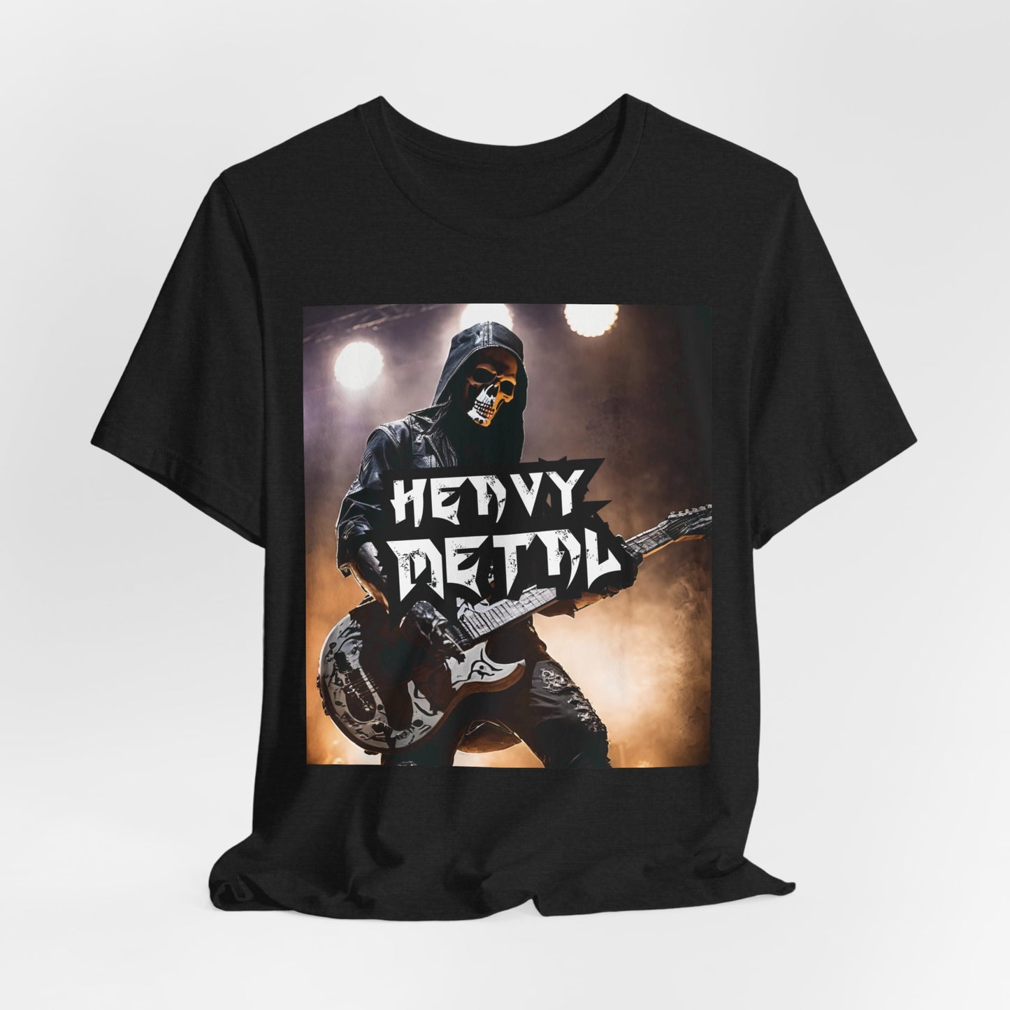 Heavy Metal - Guitar Player - Unisex Jersey Short Sleeve Tee