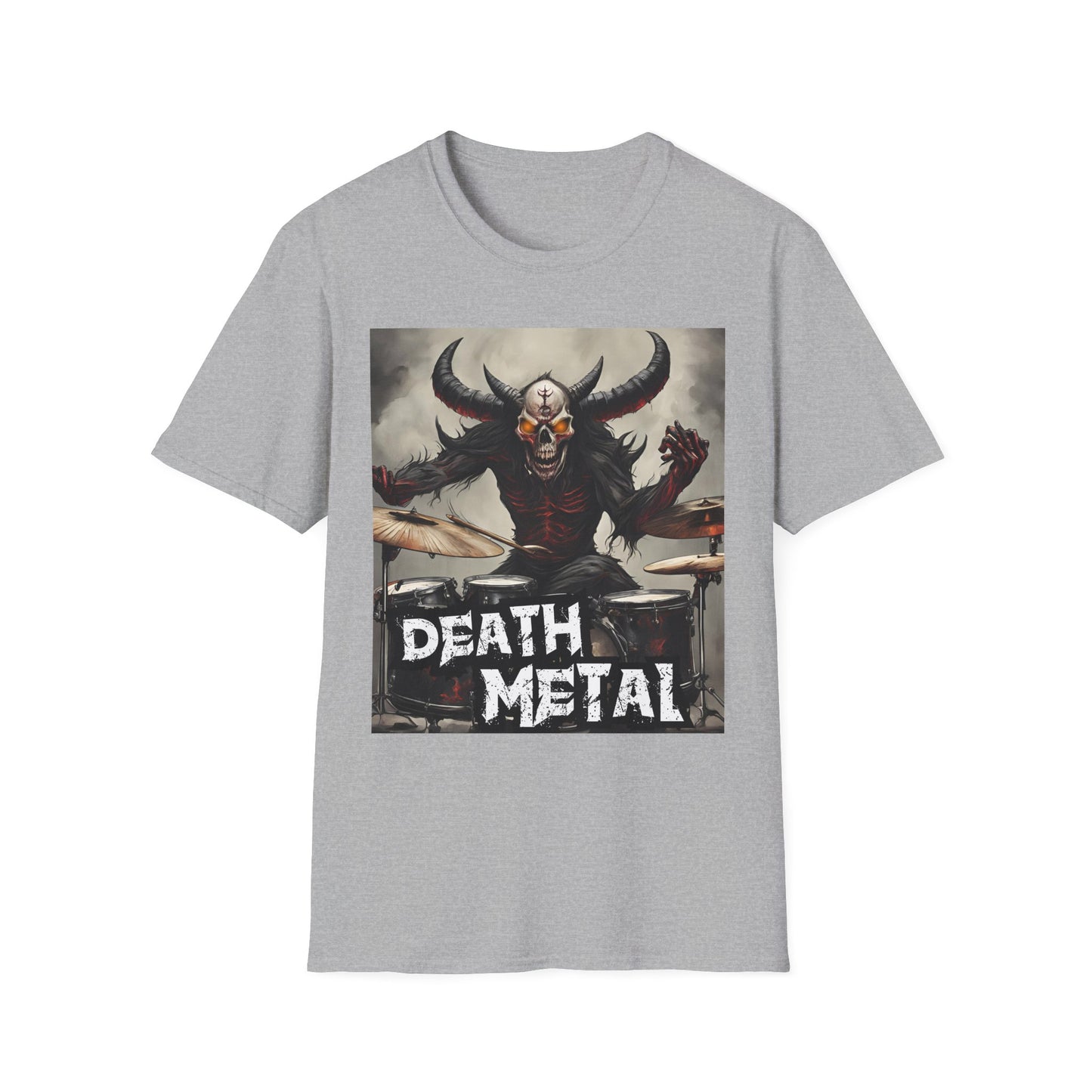 Death Metal - Drummer - Unisex Softstyle T-Shirt