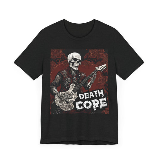 Death Core - Guitar Player - Unisex Jersey Short Sleeve Tee