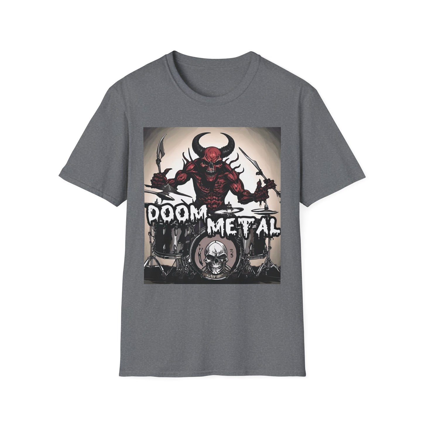 Doom Metal - Drummer - Unisex Softstyle T-Shirt