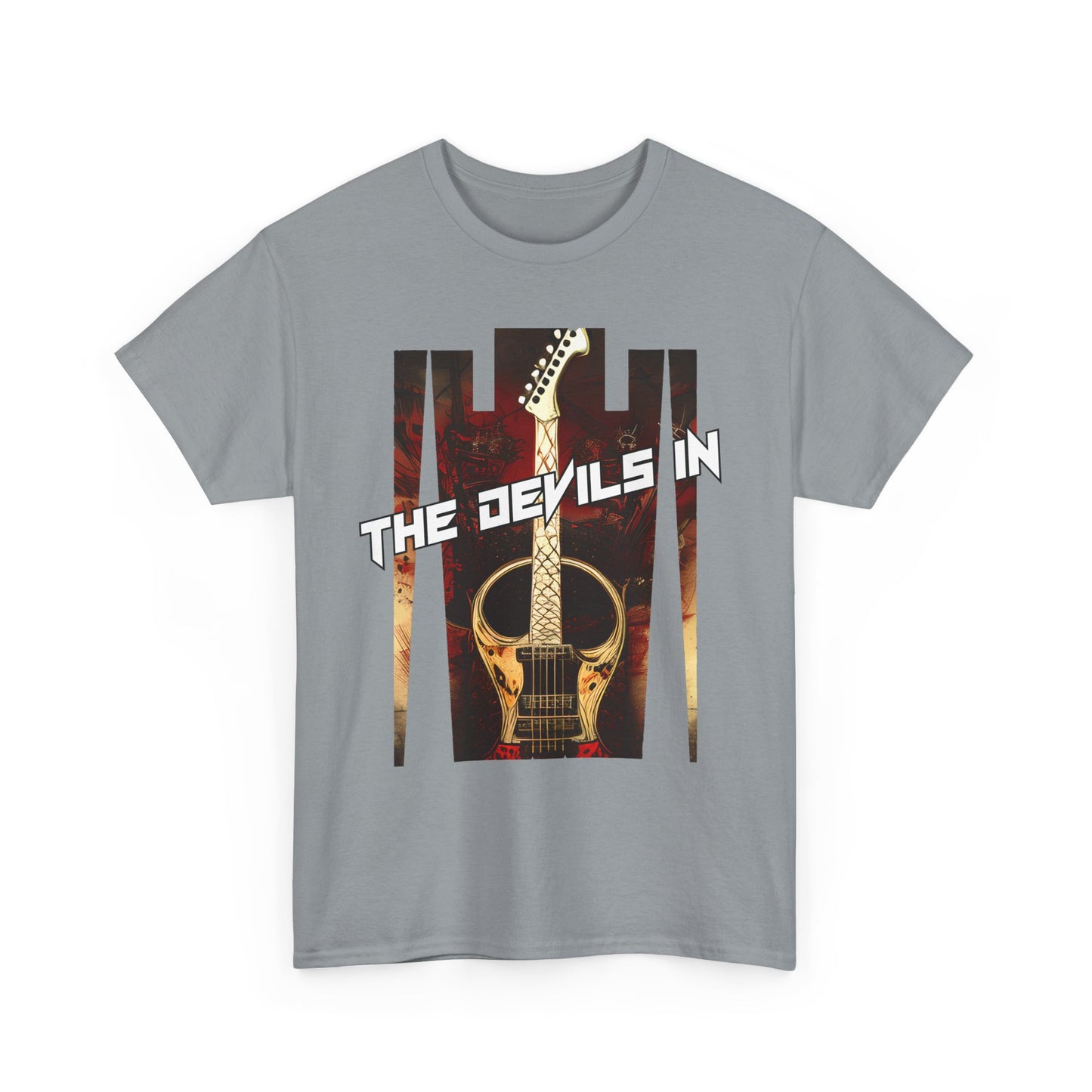 The Devils in - Custom Design Unisex Heavy Cotton Tee