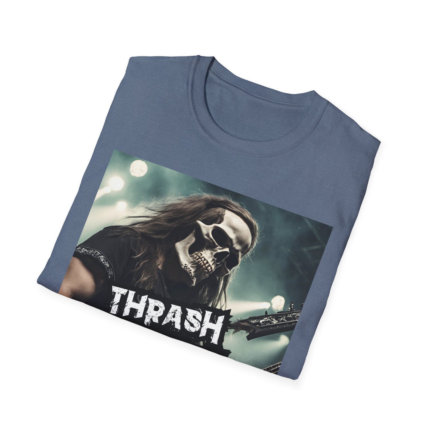 Thrash Metal - Bass Player - Unisex Softstyle T-Shirt