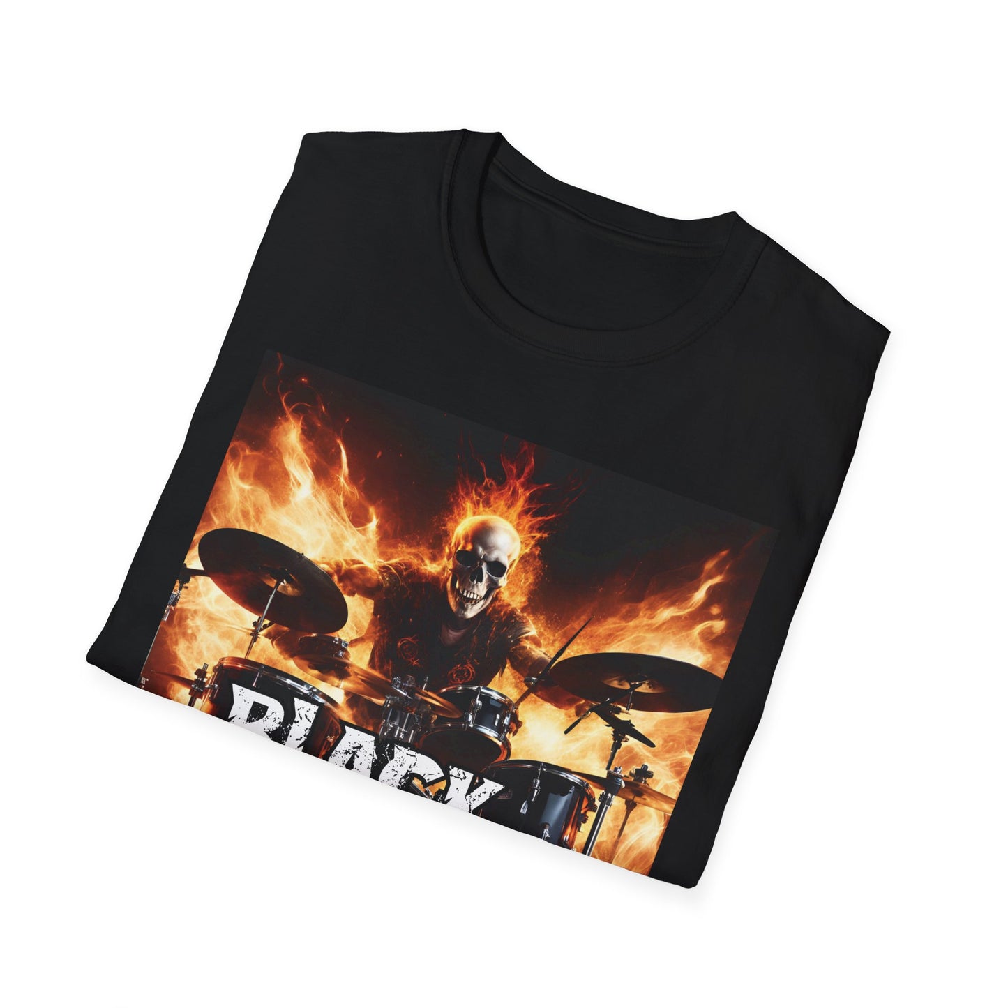 Black metal - Drummer - Unisex Softstyle T-Shirt