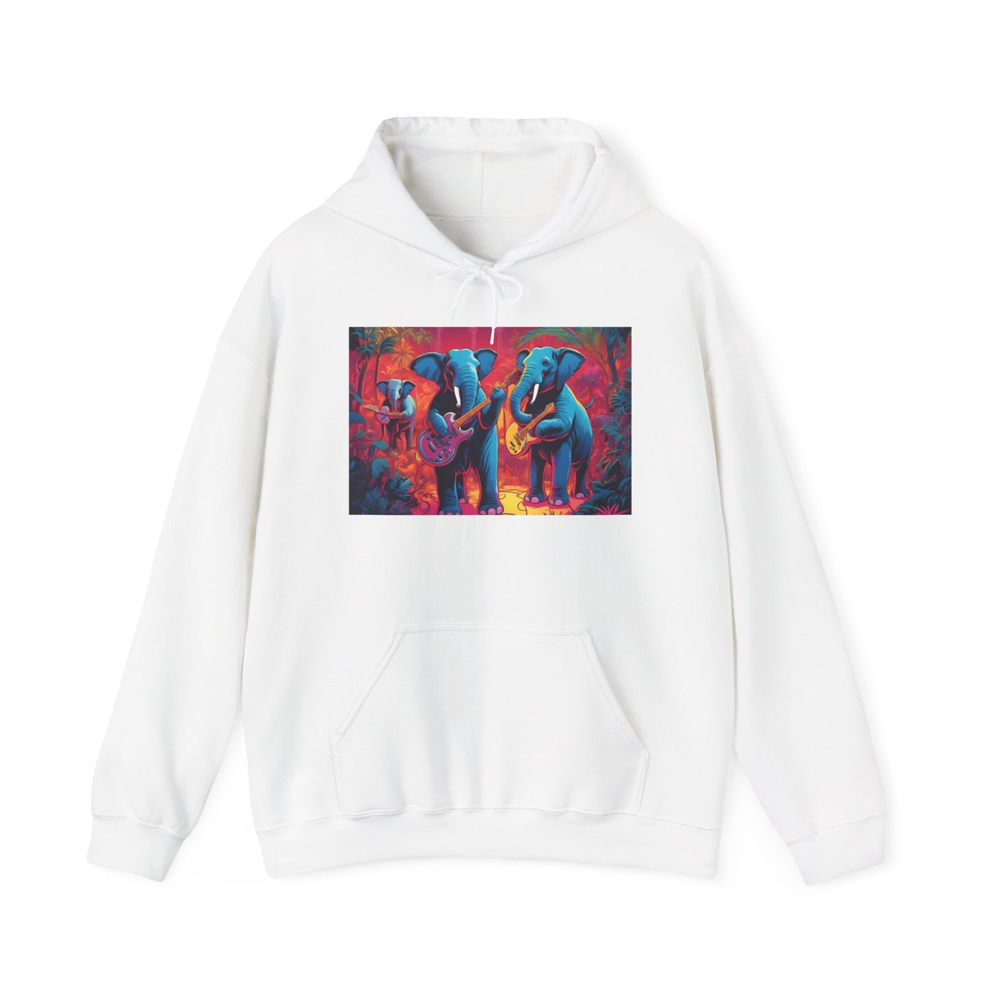 Elephants Rock Band - Unisex Heavy Blend™ Hooded Sweatshirt