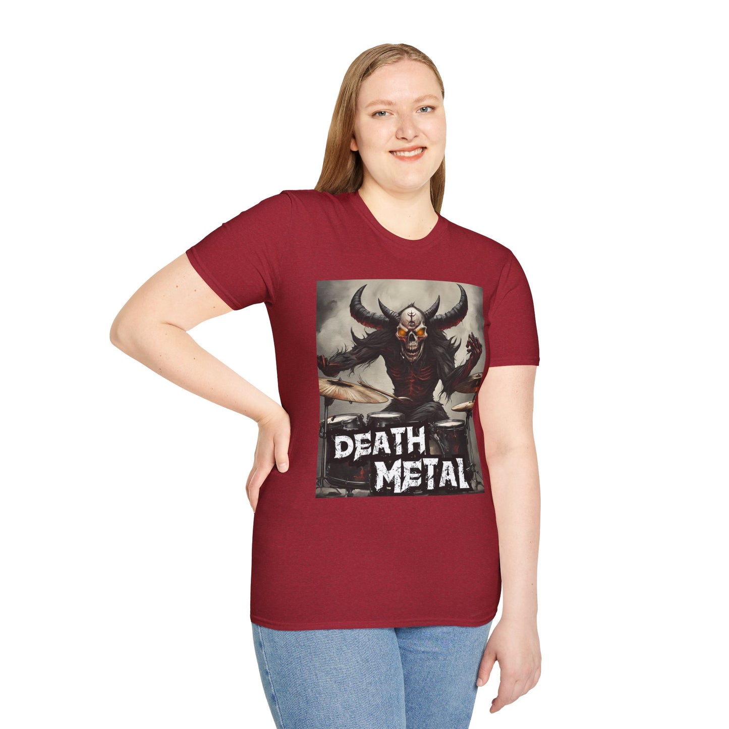 Death Metal - Drummer - Unisex Softstyle T-Shirt