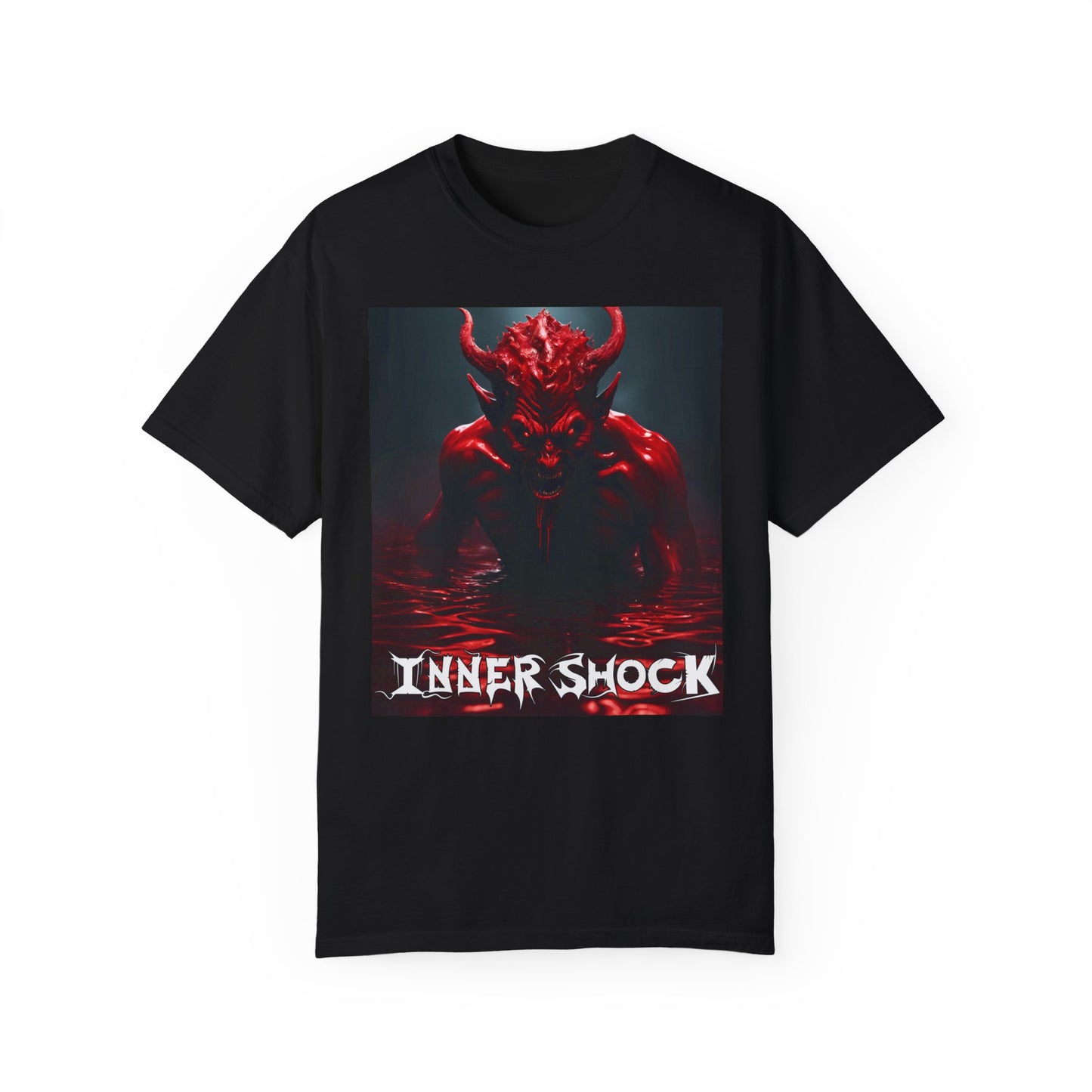 Inner Shock - Blood Demon - Unisex Garment-Dyed T-shirt