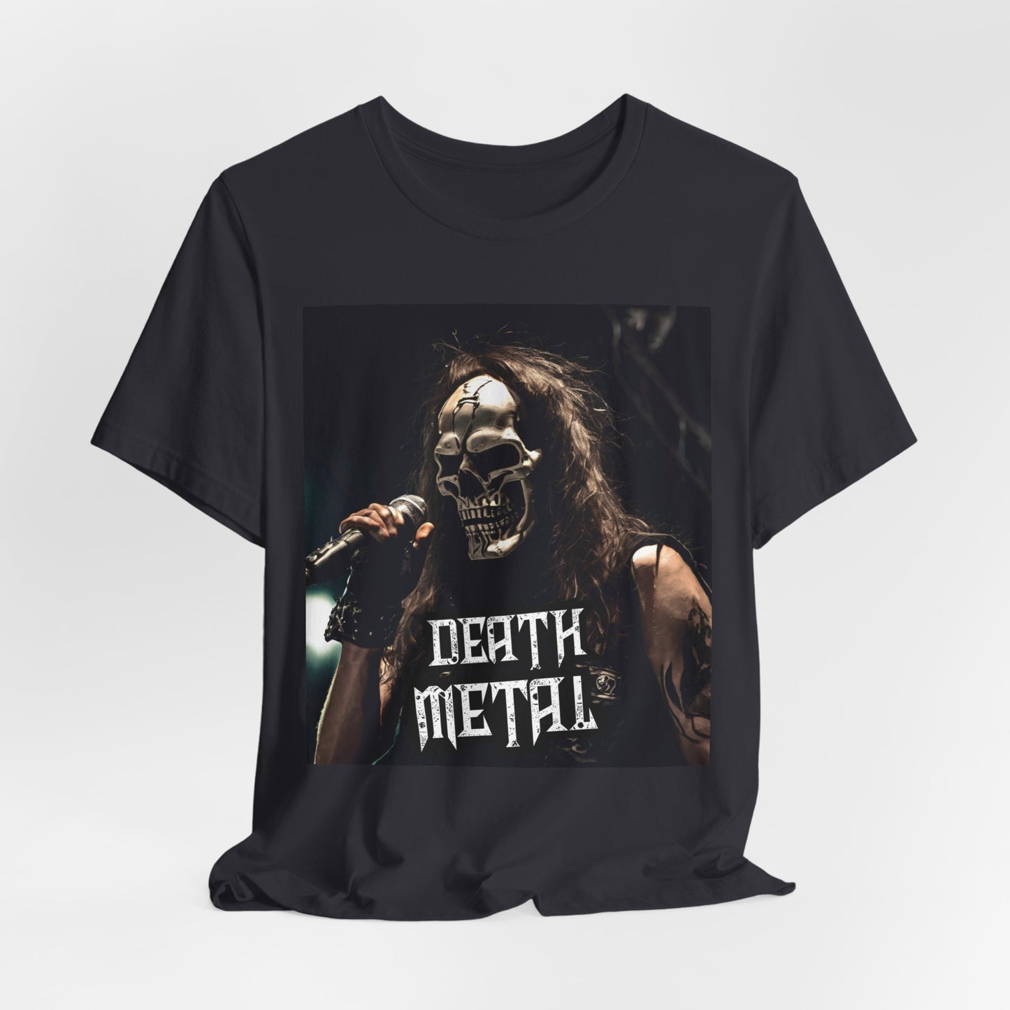 Death Metal - Singer - Unisex Jersey Short Sleeve Tee