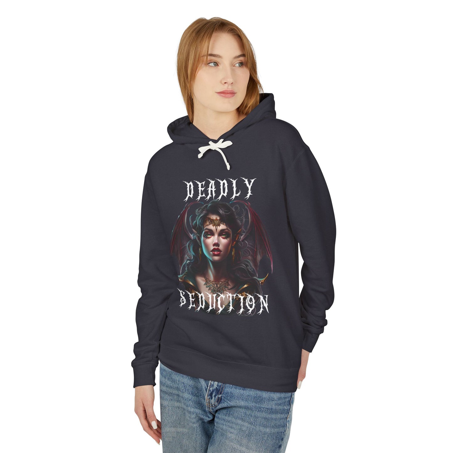 Deadly Seduction - Unisex Lightweight Hooded Sweatshirt