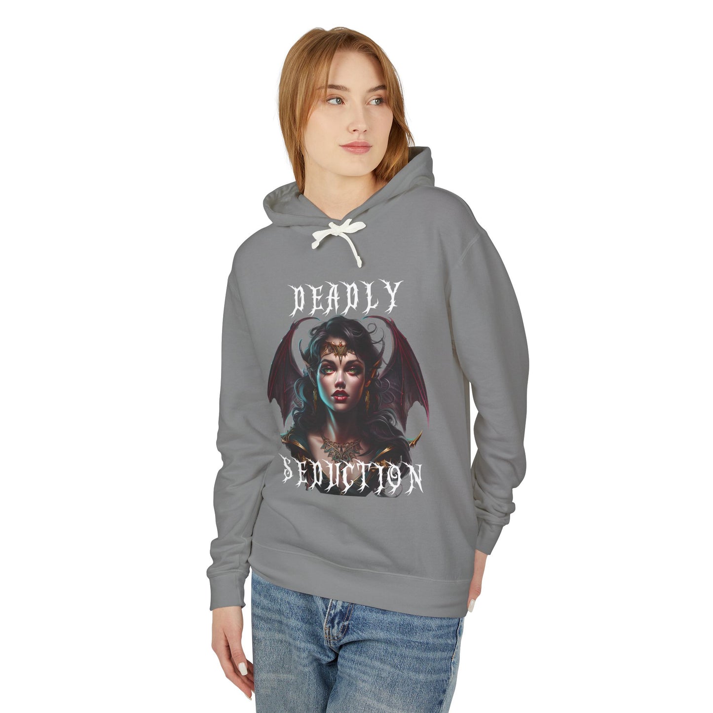 Deadly Seduction - Unisex Lightweight Hooded Sweatshirt