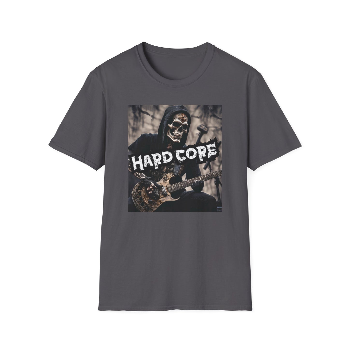 Hardcore - Guitar Player - Unisex Softstyle T-Shirt