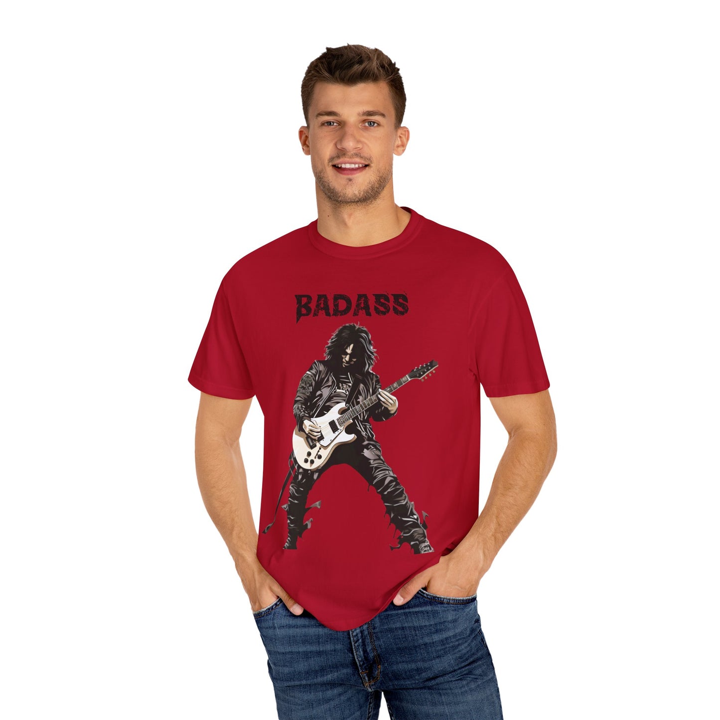 Badass Guitarist - Unisex Garment-Dyed T-shirt