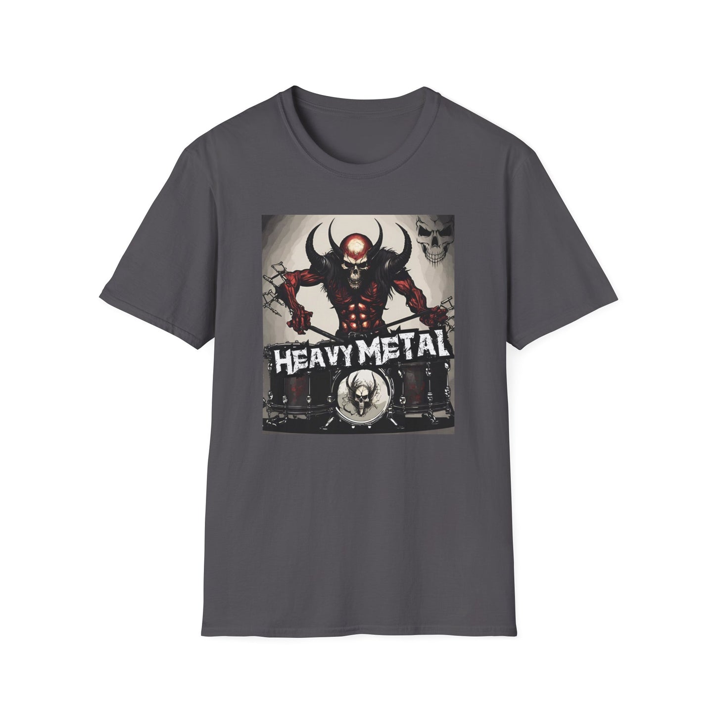 Heavy Metal - Drummer - Unisex Softstyle T-Shirt