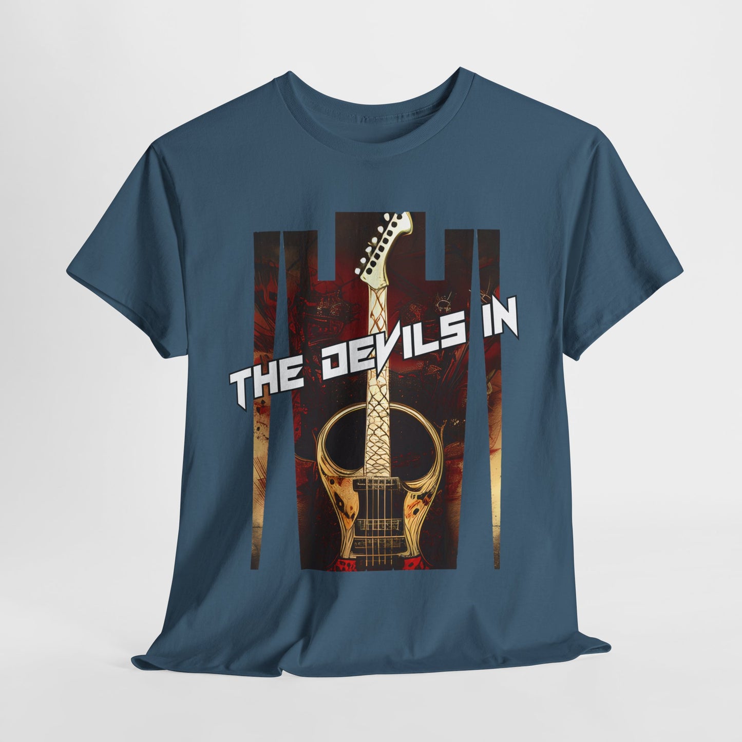 The Devils in - Custom Design Unisex Heavy Cotton Tee