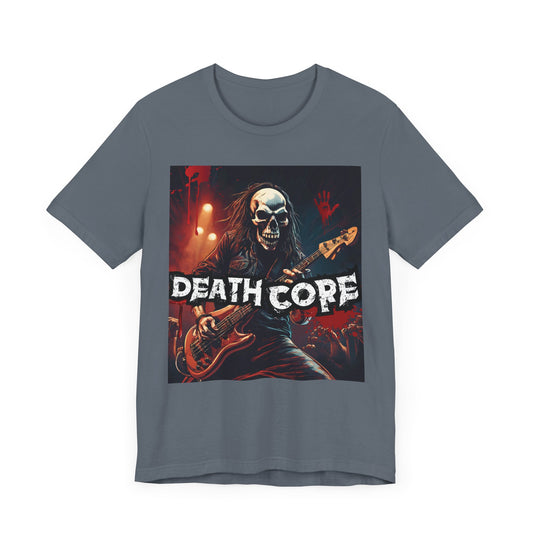 Death Core - Bass Player - Unisex Jersey Short Sleeve Tee