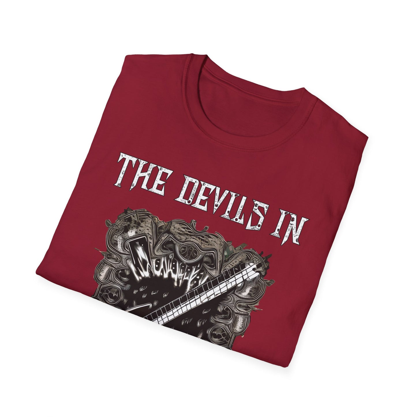 The Devils In - Custom Design - Unisex Softstyle T-Shirt