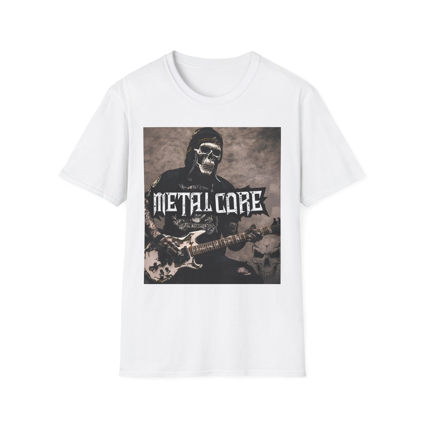 Metal Core - Guitar Player - Unisex Softstyle T-Shirt