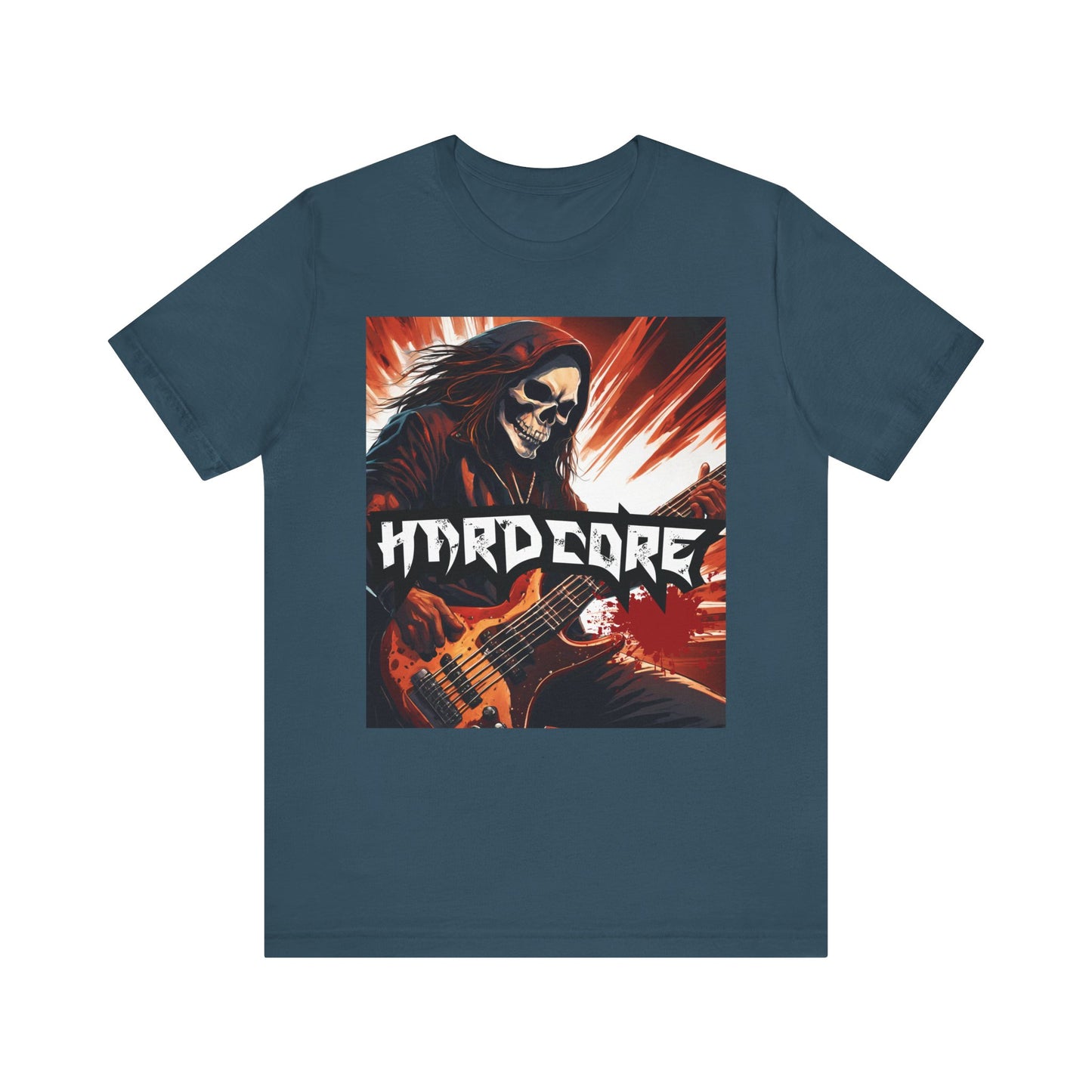 Hardcore - Bass Player - Unisex Jersey Short Sleeve Tee