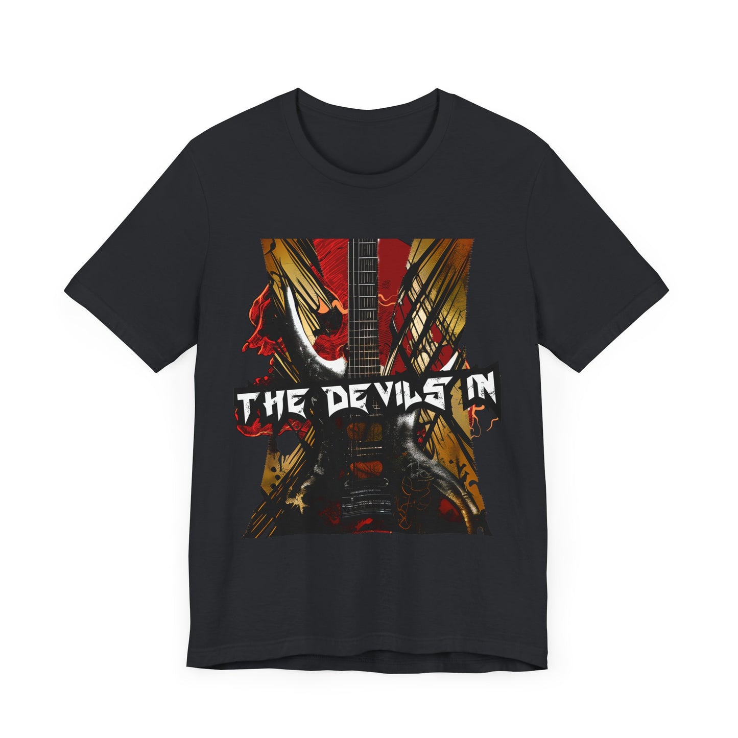 The Devils In - Custom Design - Unisex Jersey Short Sleeve Tee