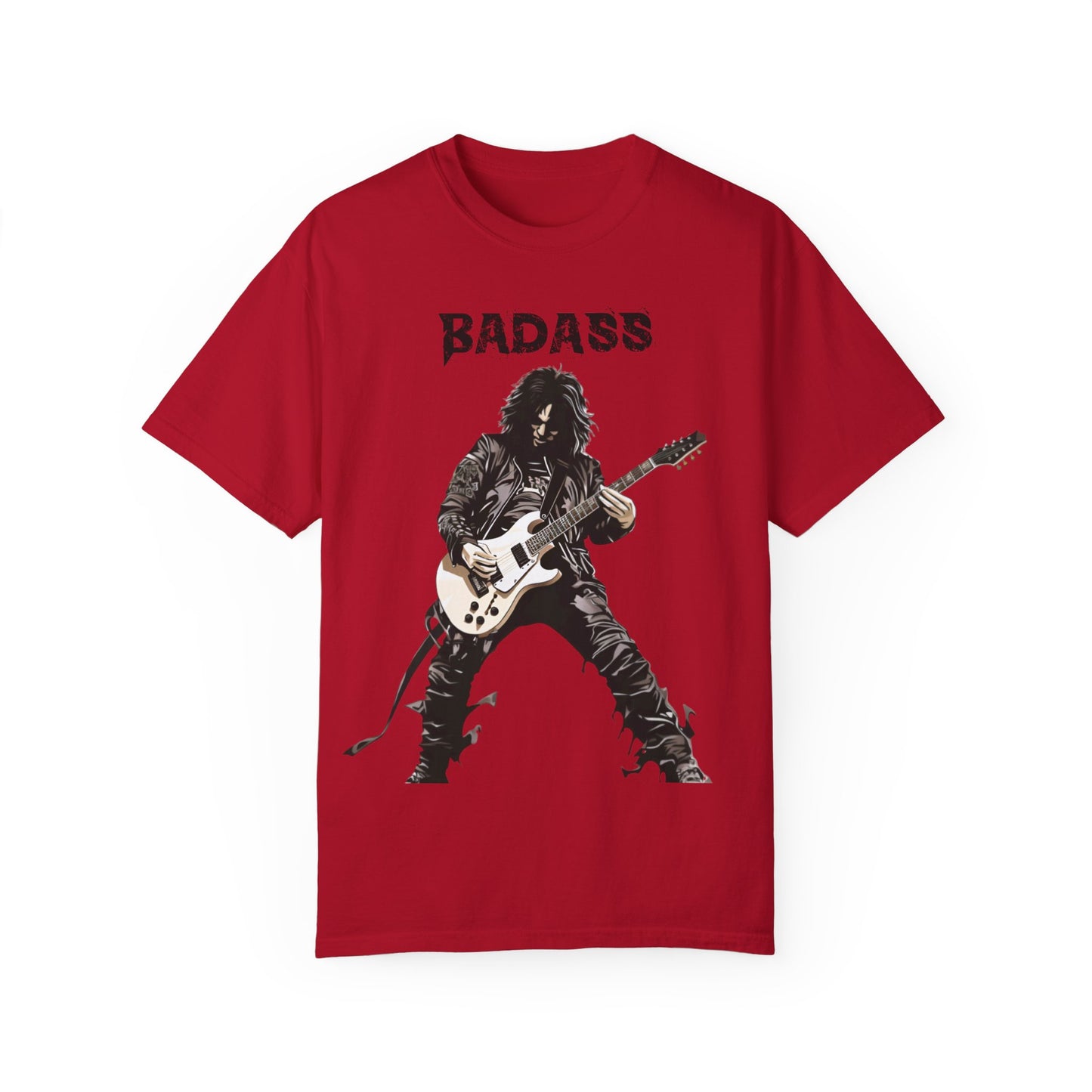 Badass Guitarist - Unisex Garment-Dyed T-shirt